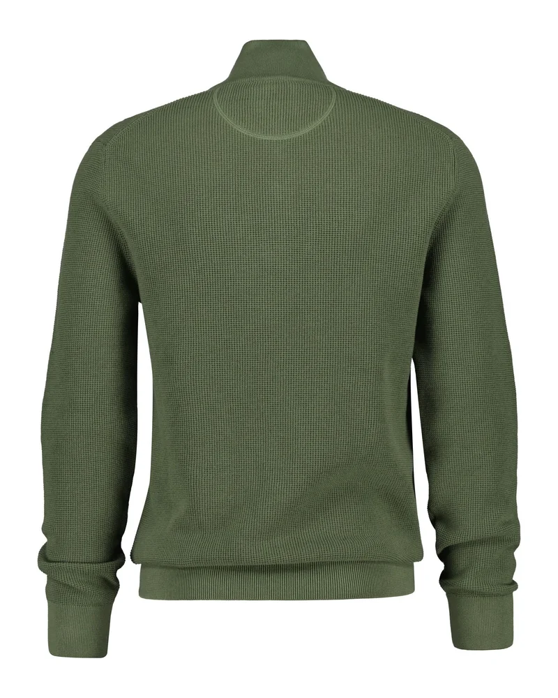 Gant Micro Textured Cotton Half Zip